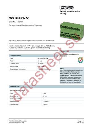 1762790 datasheet  